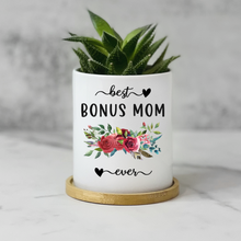 Load image into Gallery viewer, Best Second Mom, Best Bonus Mom, Best Stepmom Planter