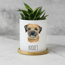 Load image into Gallery viewer, Personalized Dog Planter - Dog Face