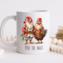 Load image into Gallery viewer, Chicken Couple Christmas-Peck the Halls
