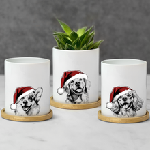 Load image into Gallery viewer, Christmas Dog Planter