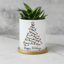 Load image into Gallery viewer, Happy Holidays Planter