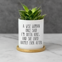 Load image into Gallery viewer, Funny Retirement Planter - A Wise Woman