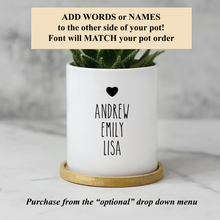 Load image into Gallery viewer, Mom&#39;s Garden - Personalized Planter
