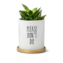 Load image into Gallery viewer, Please Don't Die Planter