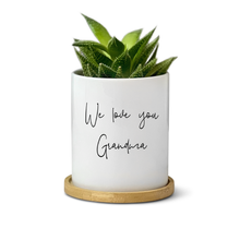 Load image into Gallery viewer, Mom. Grandma, Stepmom Plant Pot for Table Decor - I Love You, We Love You (FS)