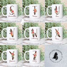 Load image into Gallery viewer, Personalized Name Alphabet Coffee Mug A-Z