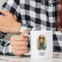 Load image into Gallery viewer, Afghan Hound Personalized Coffee Mug