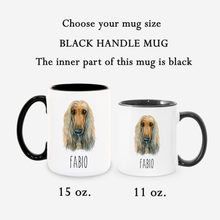 Load image into Gallery viewer, Afghan Hound Personalized Coffee Mug
