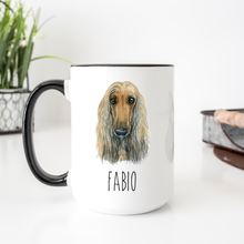 Load image into Gallery viewer, Afghan Hound Personalized Coffee Mug