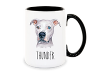 Load image into Gallery viewer, American Pitt Bull Dog Face Personalized Coffee Mug