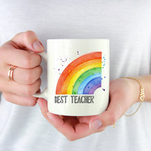 Load image into Gallery viewer, Best Teacher Rainbow Mug
