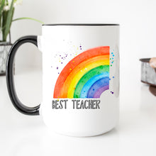 Load image into Gallery viewer, Best Teacher Rainbow Mug