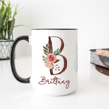 Load image into Gallery viewer, Personalized Name Alphabet Coffee Mug A-Z
