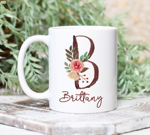 Load image into Gallery viewer, Personalized Name Alphabet Coffee Mug A-Z