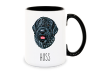 Load image into Gallery viewer, Black Russian Terrier Personalized Coffee Mug