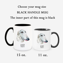 Load image into Gallery viewer, Borzoi Russian Wolfhound Personalized Coffee Mug
