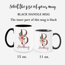Load image into Gallery viewer, Personalized Name Alphabet Coffee Mug A-Z