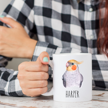 Load image into Gallery viewer, Cockatiel Personalized Coffee Mug