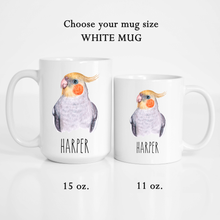 Load image into Gallery viewer, Cockatiel Personalized Coffee Mug
