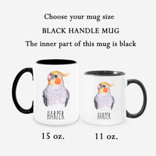 Load image into Gallery viewer, Cockatiel Personalized Coffee Mug