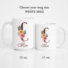 Load image into Gallery viewer, Personalized Name Alphabet Coffee Mug A-Z