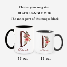 Load image into Gallery viewer, Personalized Name Alphabet Coffee Mug A-Z