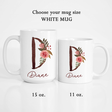 Load image into Gallery viewer, Personalized Name Alphabet Coffee Mug A-Z
