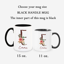 Load image into Gallery viewer, Personalized Name Alphabet Coffee Mug A-Z