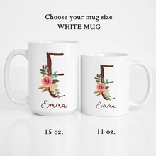 Load image into Gallery viewer, Personalized Name Alphabet Coffee Mug A-Z
