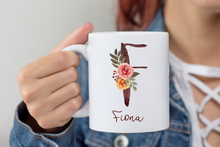 Load image into Gallery viewer, Personalized Name Alphabet Coffee Mug A-Z