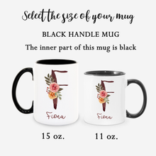 Load image into Gallery viewer, Personalized Name Alphabet Coffee Mug A-Z