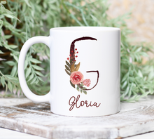 Load image into Gallery viewer, Personalized Name Alphabet Coffee Mug A-Z