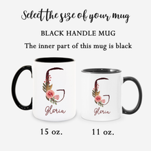 Load image into Gallery viewer, Personalized Name Alphabet Coffee Mug A-Z