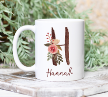 Load image into Gallery viewer, Personalized Name Alphabet Coffee Mug A-Z