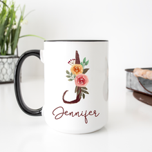 Load image into Gallery viewer, Personalized Name Alphabet Coffee Mug A-Z
