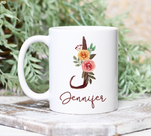 Load image into Gallery viewer, Personalized Name Alphabet Coffee Mug A-Z
