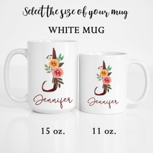 Load image into Gallery viewer, Personalized Name Alphabet Coffee Mug A-Z