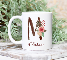 Load image into Gallery viewer, Personalized Name Alphabet Coffee Mug A-Z