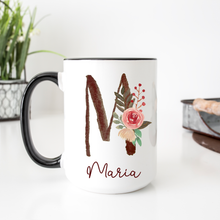 Load image into Gallery viewer, Personalized Name Alphabet Coffee Mug A-Z