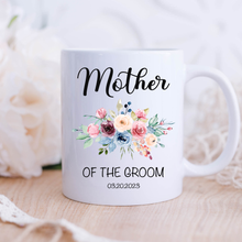 Load image into Gallery viewer, Personalized Mother of The Groom Mug Floral