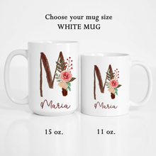 Load image into Gallery viewer, Personalized Name Alphabet Coffee Mug A-Z