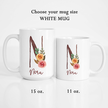 Load image into Gallery viewer, Personalized Name Alphabet Coffee Mug A-Z