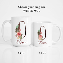 Load image into Gallery viewer, Personalized Name Alphabet Coffee Mug A-Z