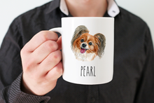 Load image into Gallery viewer, Papillon Personalized Coffee Mug