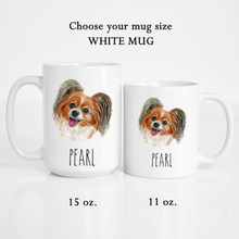 Load image into Gallery viewer, Papillon Personalized Coffee Mug