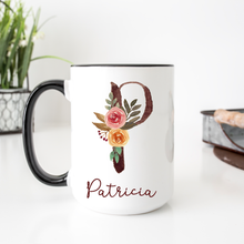 Load image into Gallery viewer, Personalized Name Alphabet Coffee Mug A-Z