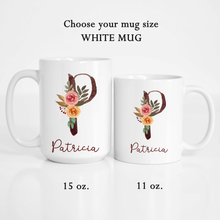 Load image into Gallery viewer, Personalized Name Alphabet Coffee Mug A-Z