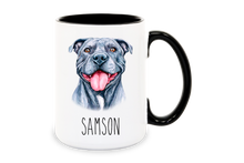 Load image into Gallery viewer, Staffordshire Bull Terrier Dog Personalized Coffee Mug