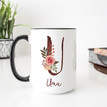 Load image into Gallery viewer, Personalized Name Alphabet Coffee Mug A-Z