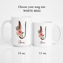 Load image into Gallery viewer, Personalized Name Alphabet Coffee Mug A-Z